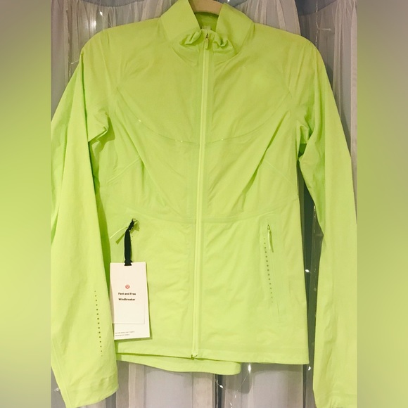 LULULEMON FAST and FREE WINDBREAKER NWT SIZE 6💚 - Picture 14 of 16